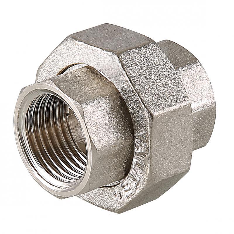 Муфта Американка 1/2 ВР-ВР никель Valtec | Торговый комплекс Добро